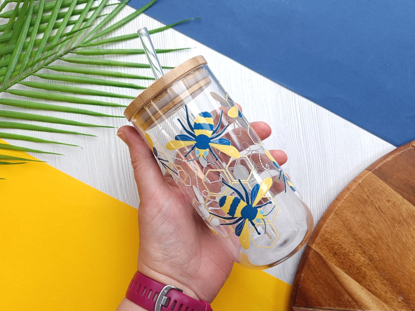 16oz Bee Libbey Glass