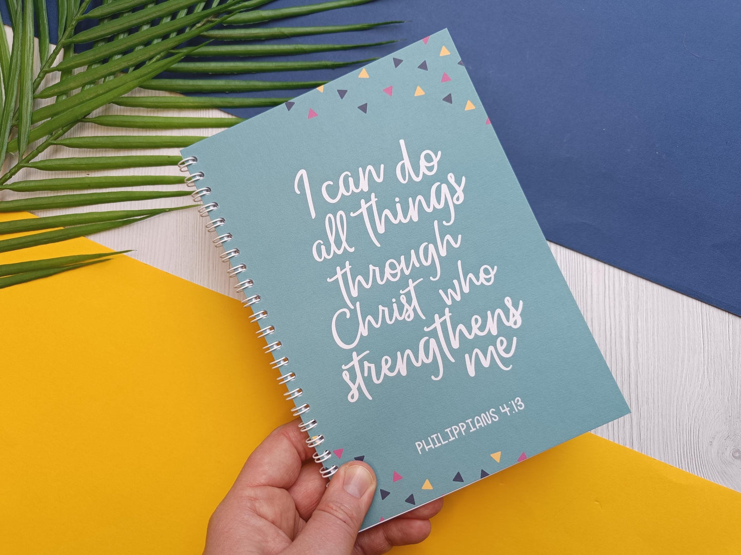 Philippians 4:13 A5 Notebook