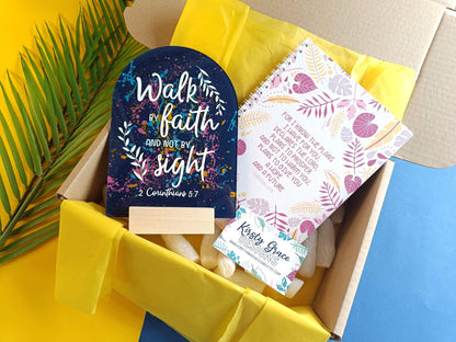 Walk By Faith Acrylic Sign