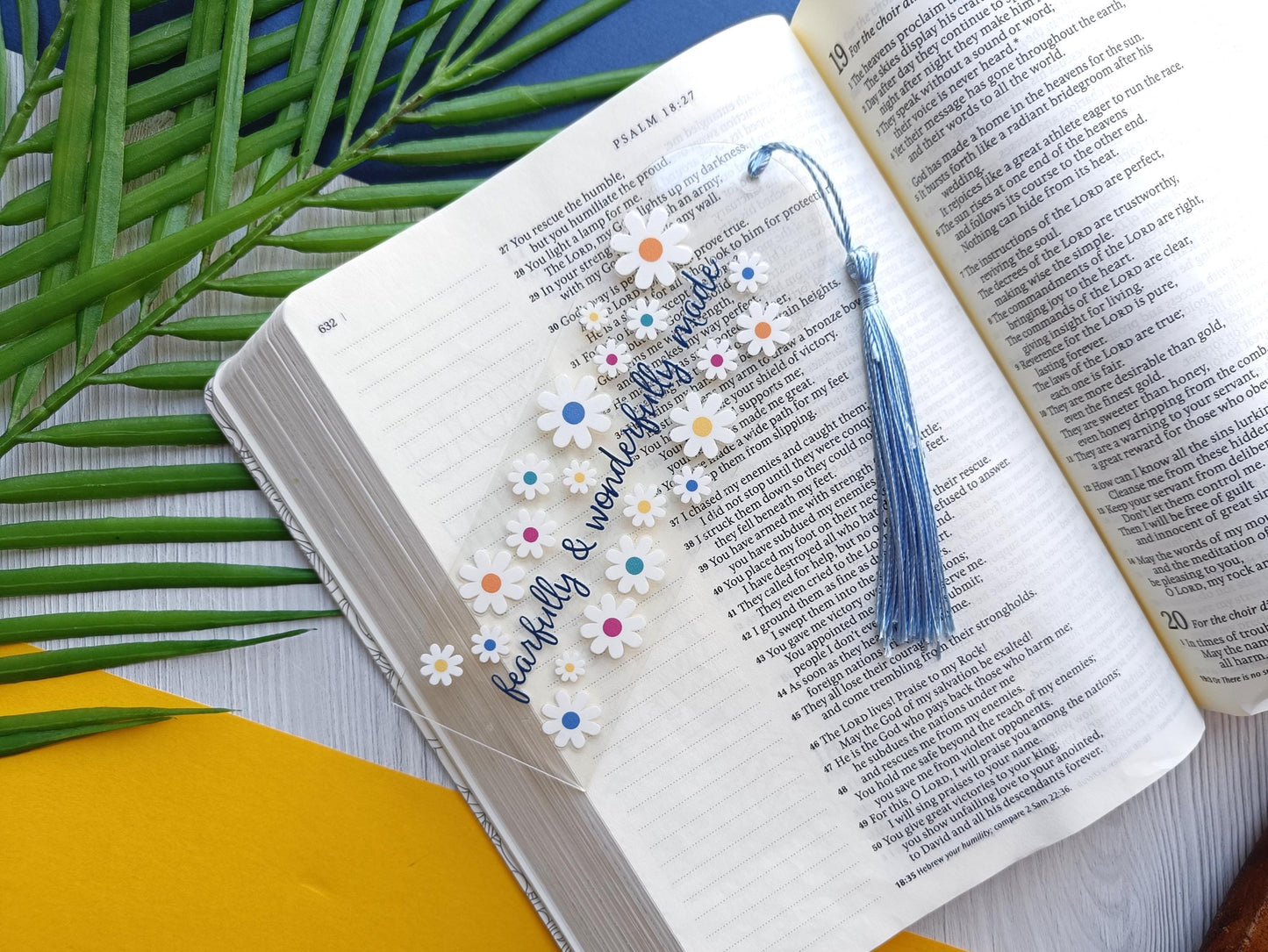 Fearfully & Wonderfully Made Acrylic Bookmark