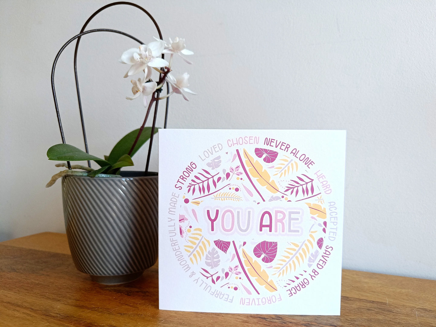 You Are... Card (Pink Version)