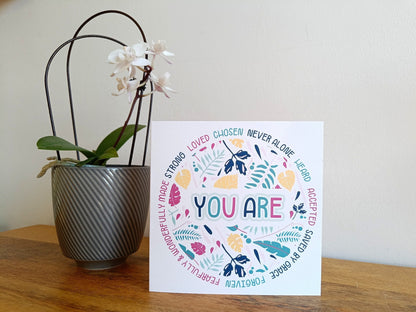 You Are... Card (Blue Version)