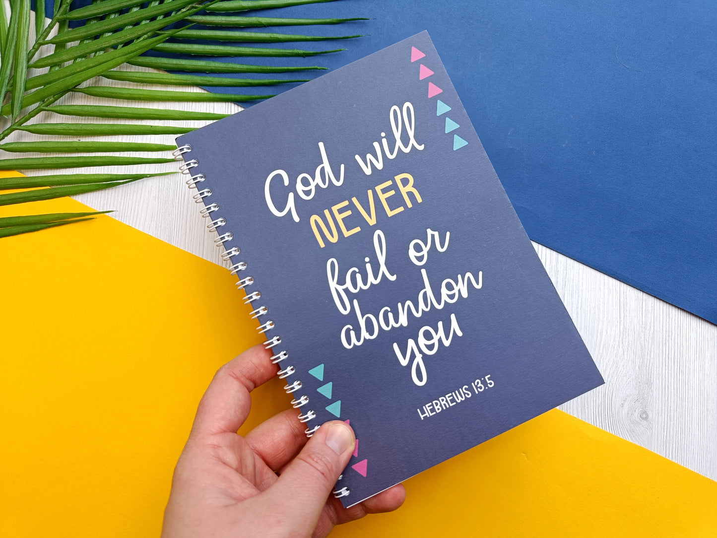 Hebrews 13:5 A5 Notebook