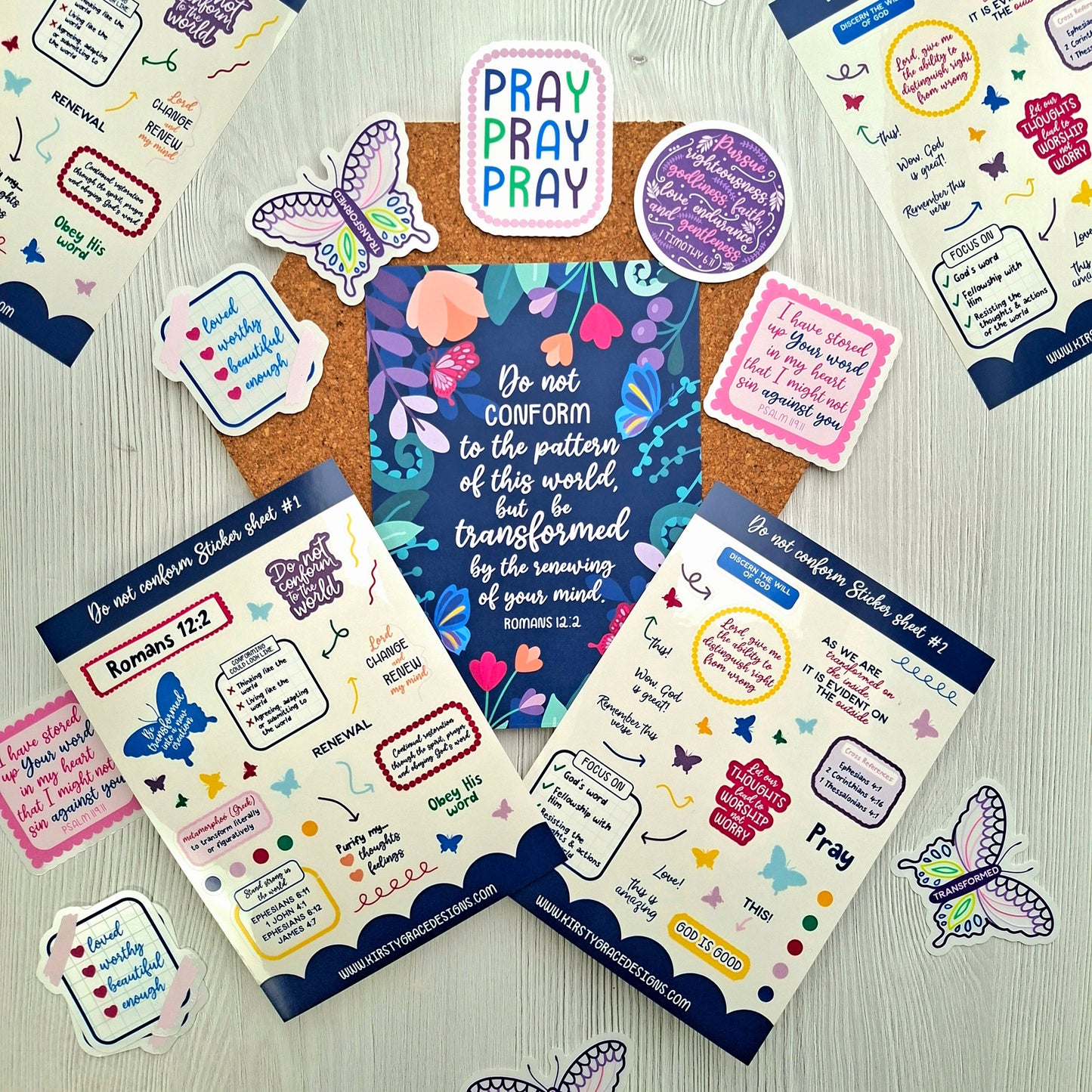 August Scripture Sticker Club