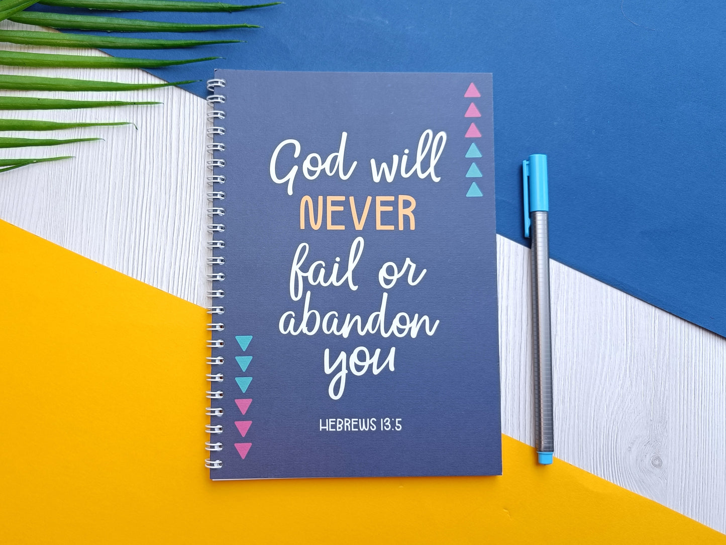 Hebrews 13:5 A5 Notebook