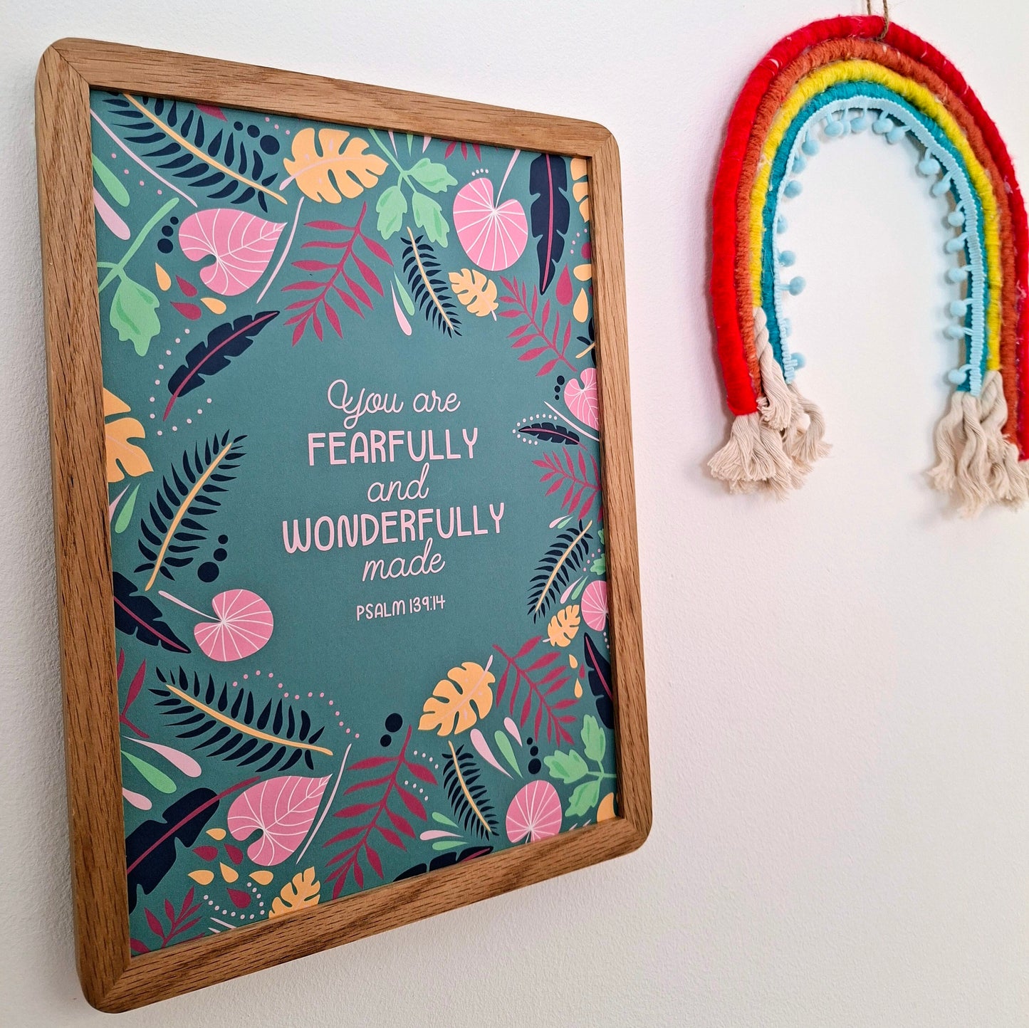A4 Print - Psalm 139:14 You Are Fearfully & Wonderfully Made
