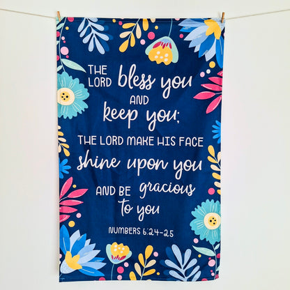 The Lord Bless You Scripture Tea Towel - Numbers 6:24-25