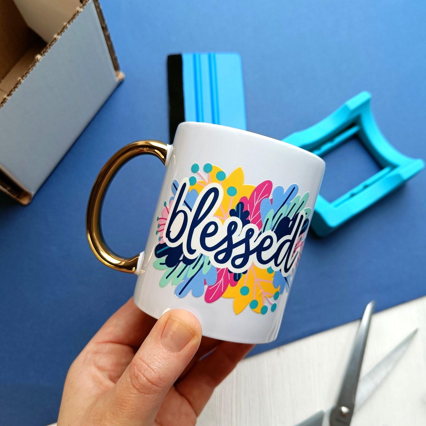 Blessed Floral Mug