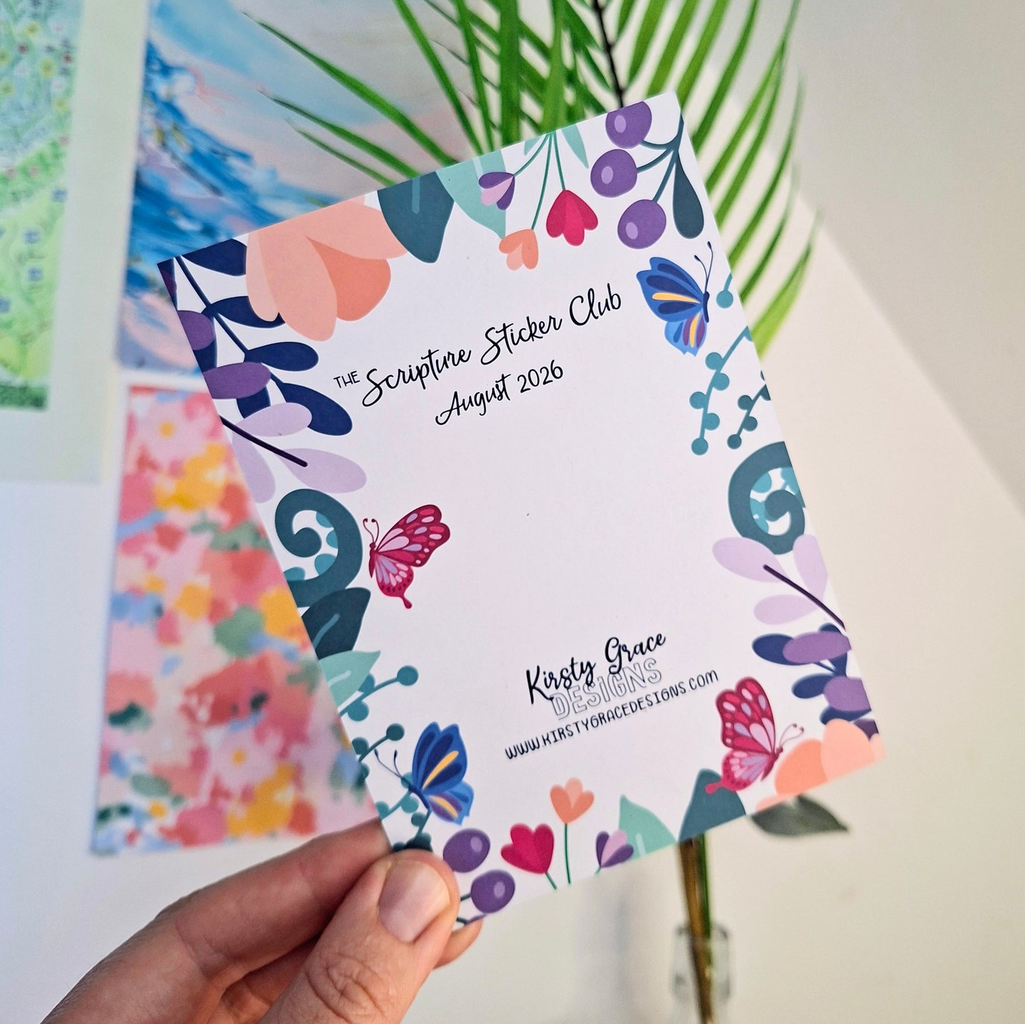 August Scripture Sticker Club
