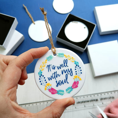 It Is Well With My Soul Ceramic Decoration