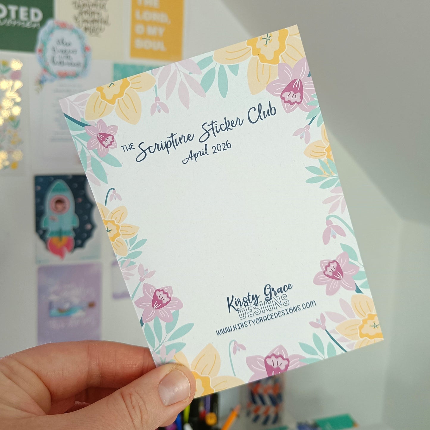 April Scripture Sticker Club