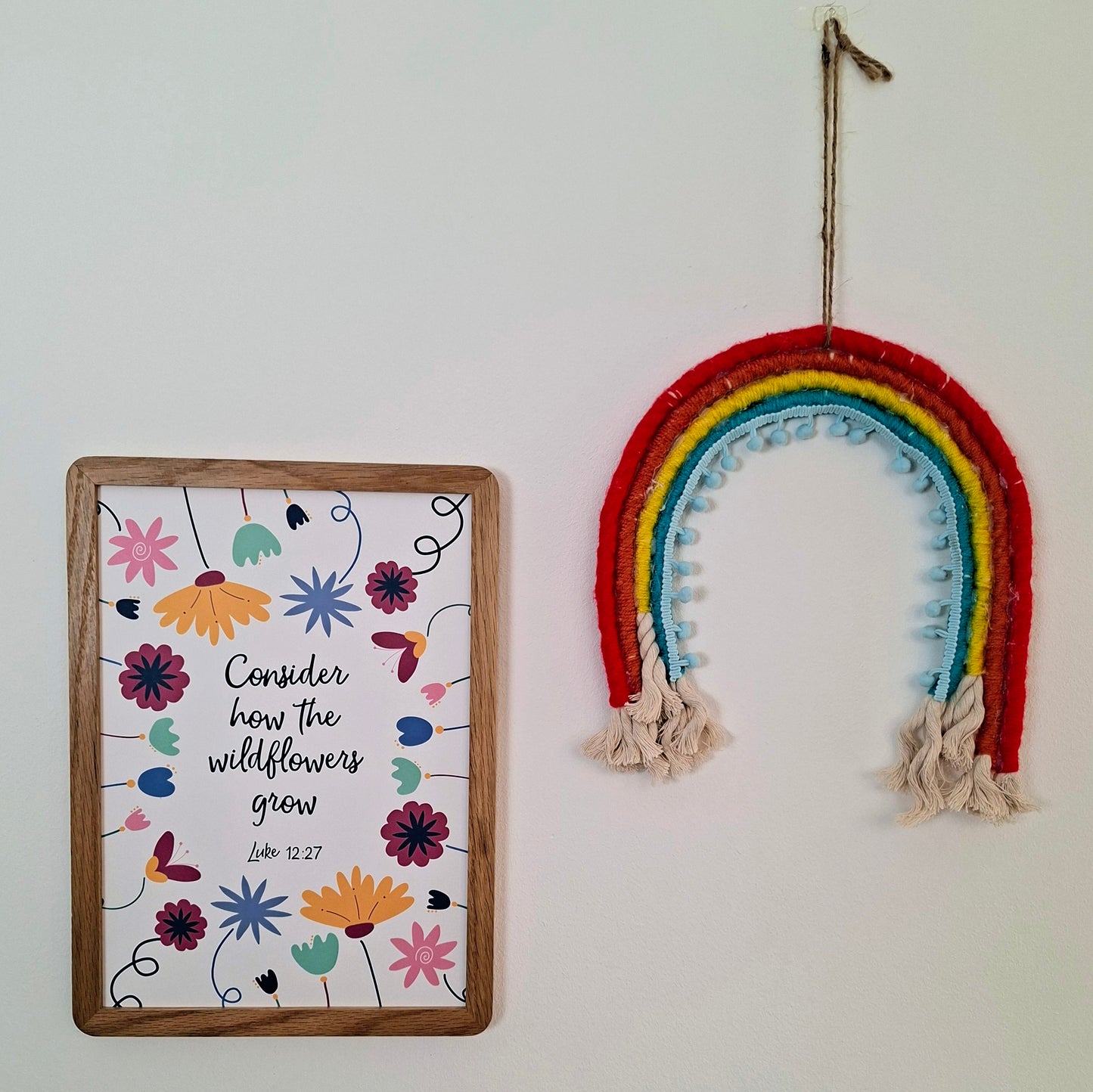 A4 Print - Luke 12:27 Consider How the Wildflowers Grow