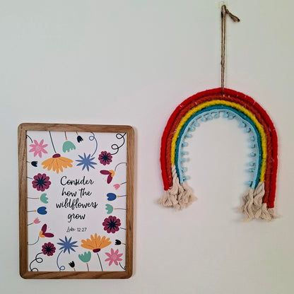 A4 Print - Luke 12:27 Consider How the Wildflowers Grow