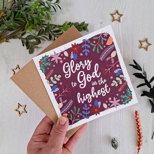 Glory to God in the Highest Christmas Card