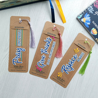 Set of 3 Scripture Acrylic Bookmarks