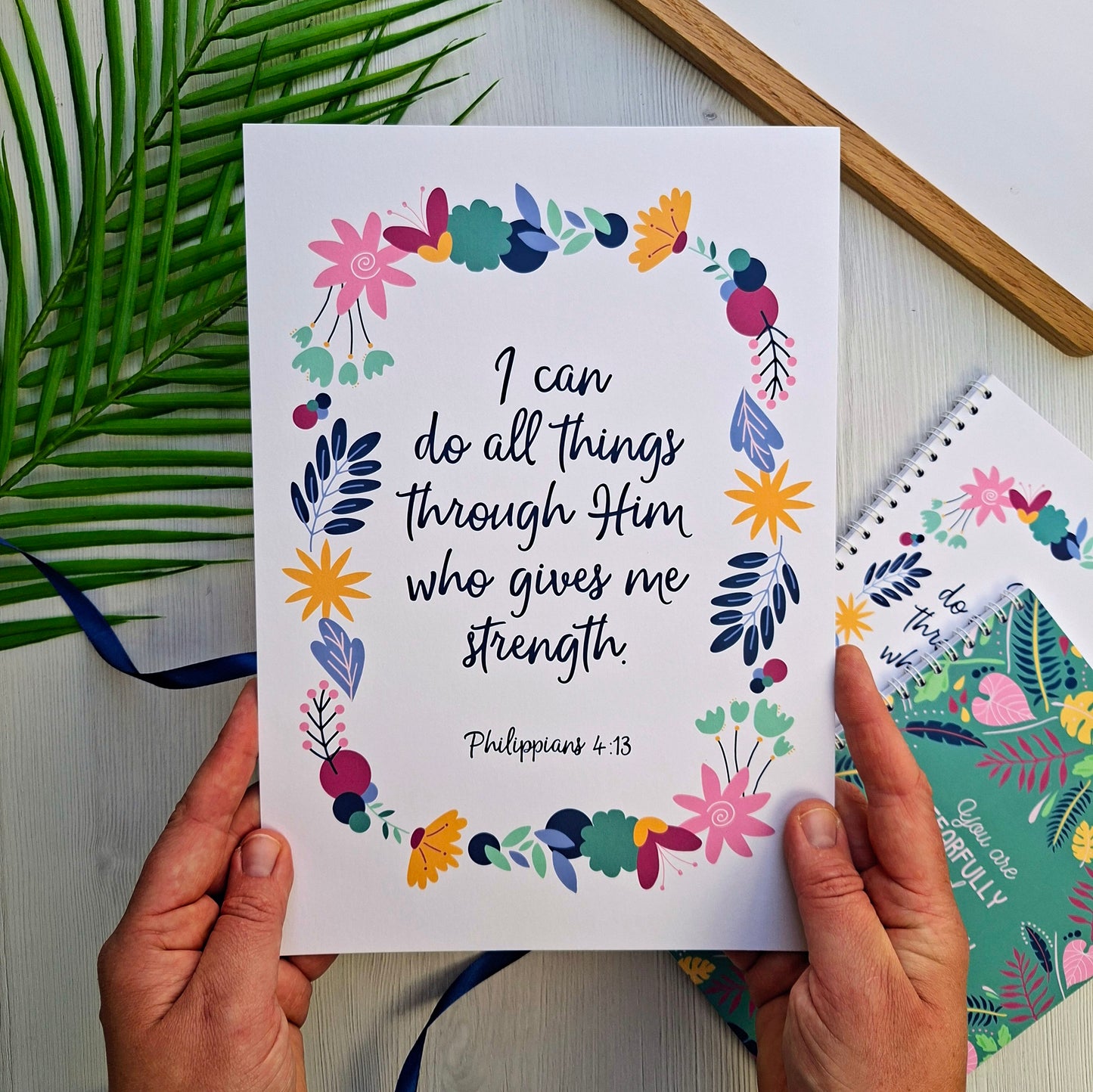 A4 Print  - Philippians 4:13 I Can Do All Things