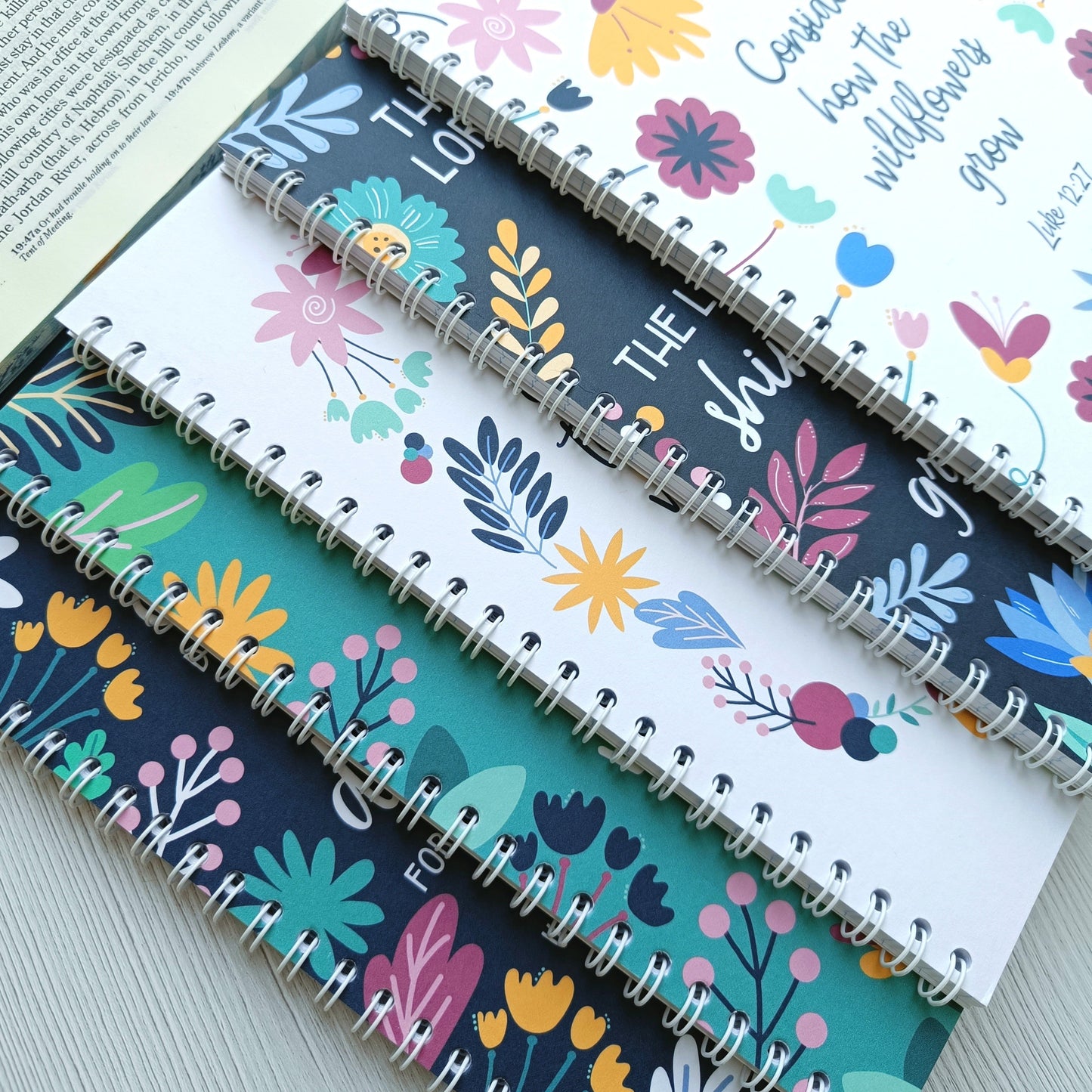 Joshua 1:9 Be Strong & Courageous A5 Notebook