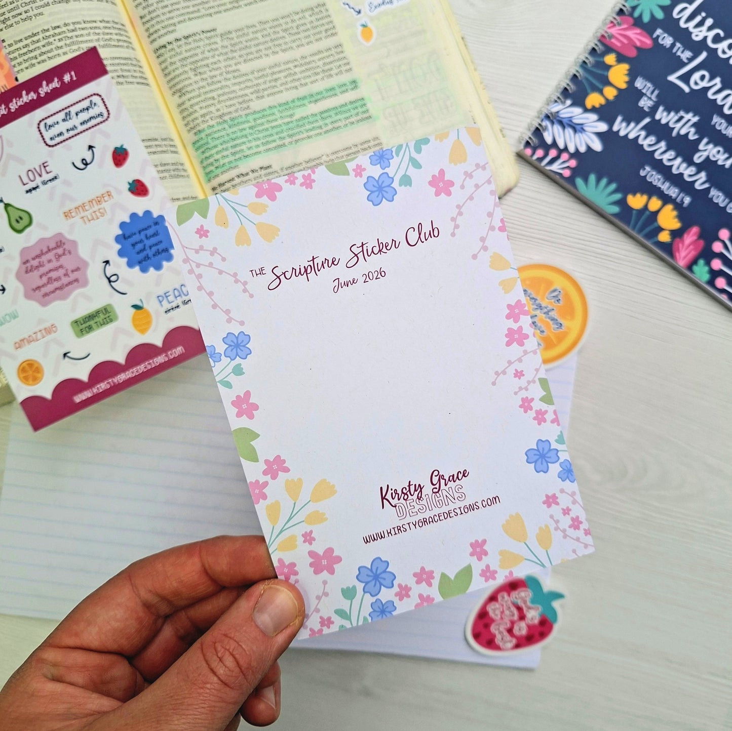 June Scripture Sticker Club