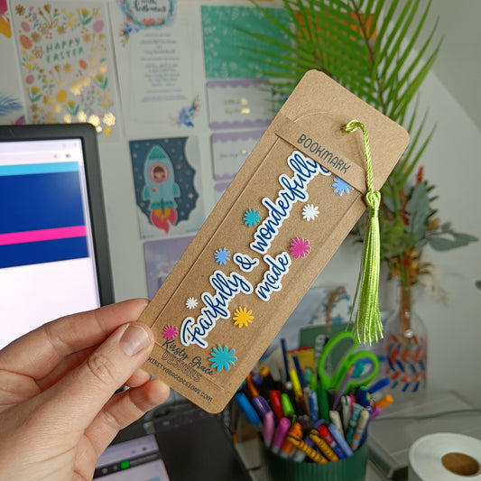 Fearfully & Wonderfully Made Acrylic Bookmark