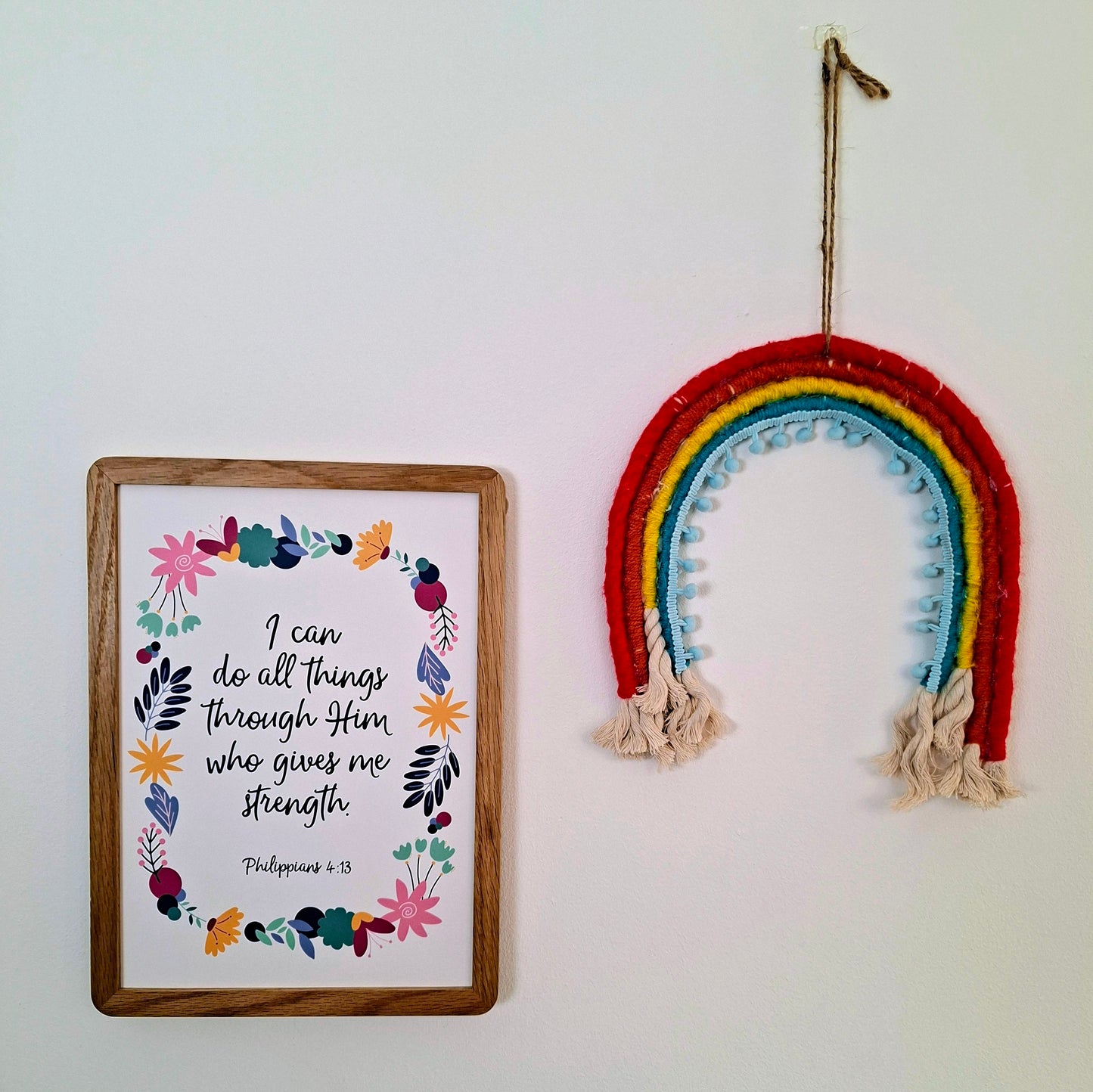 A4 Print  - Philippians 4:13 I Can Do All Things