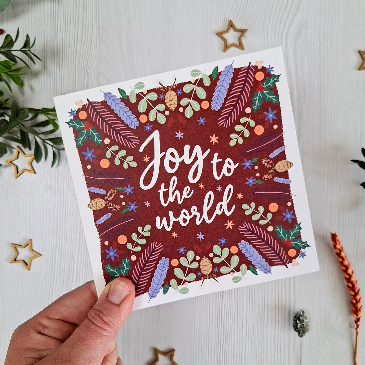 Joy to the World Christmas Card