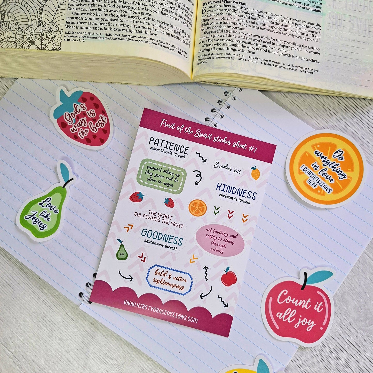 June Scripture Sticker Club