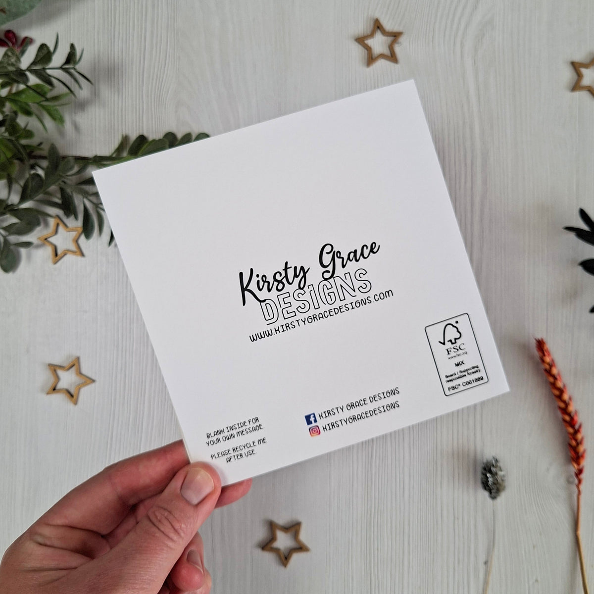 Joy to the World Christmas Card