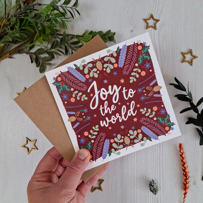 Christmas Cards Pack of 6 - Blues & Reds