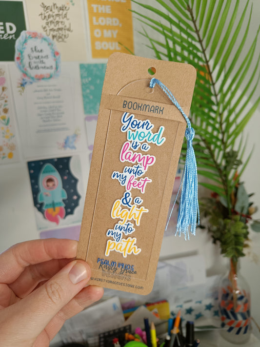 Your Word is a lamp unto my feet Acrylic Bookmark