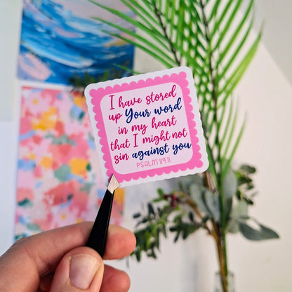August Scripture Sticker Club