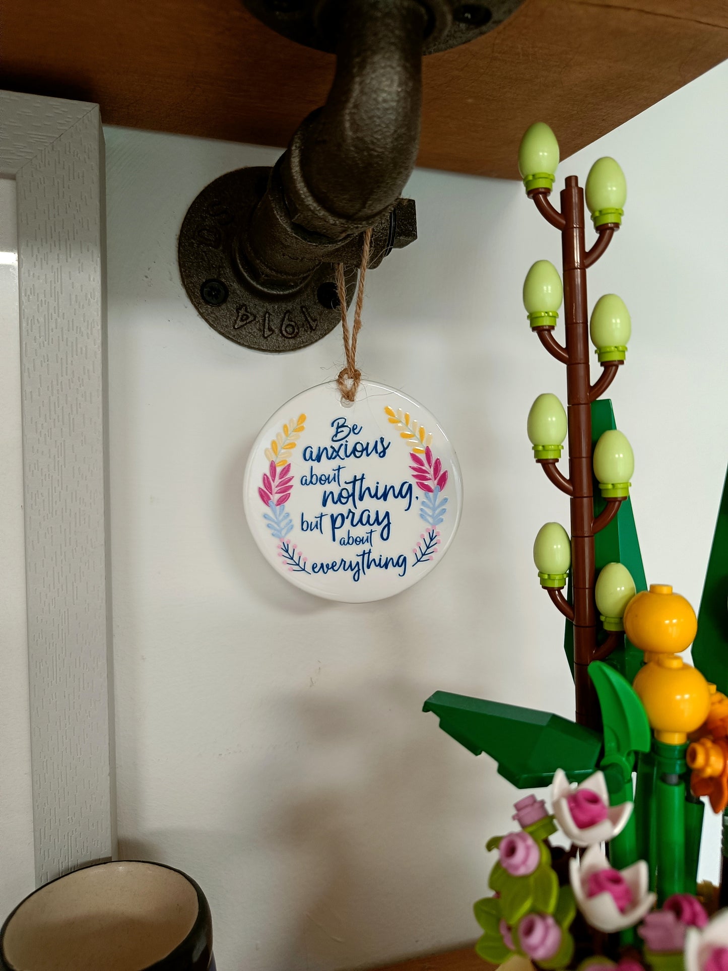 Pray about everything Ceramic Decoration
