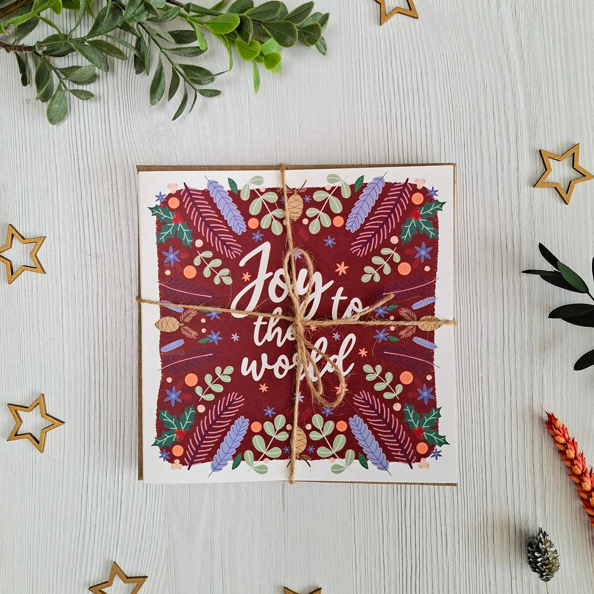 Christmas Cards Pack of 6 - Blues & Reds